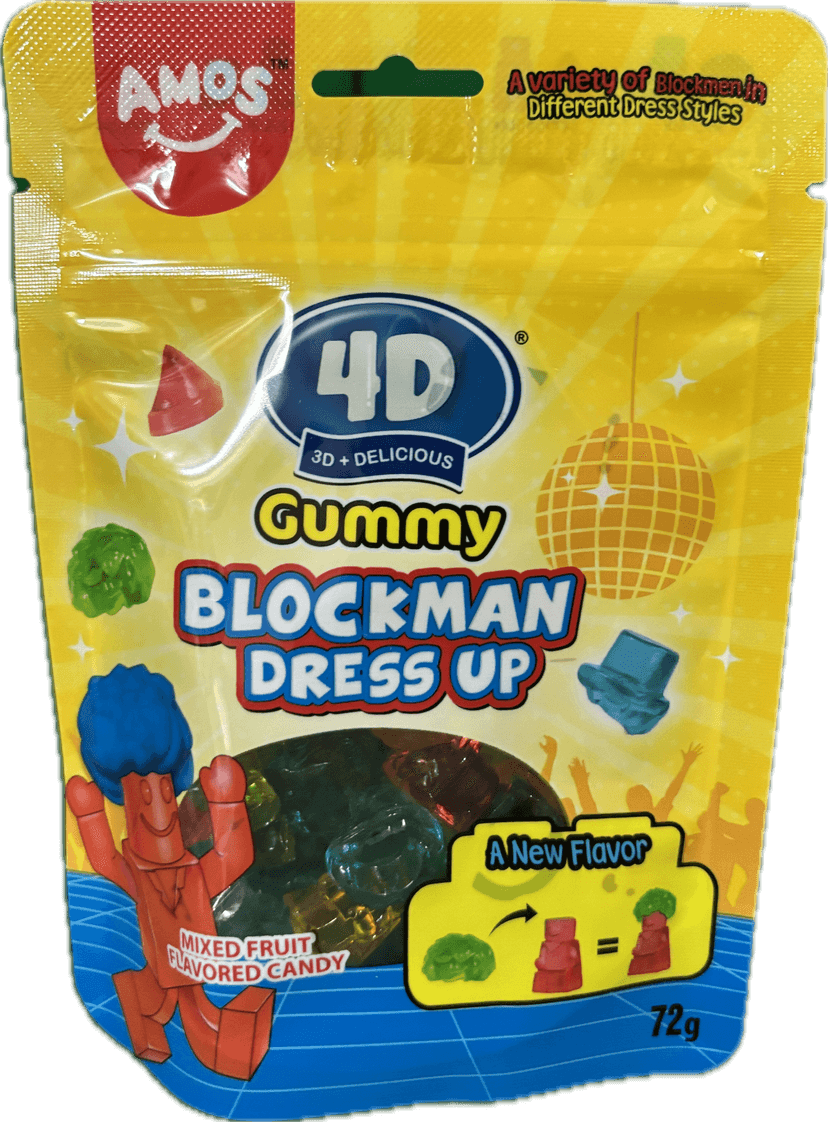 Amos 4D Gummy Dressup 72g*36