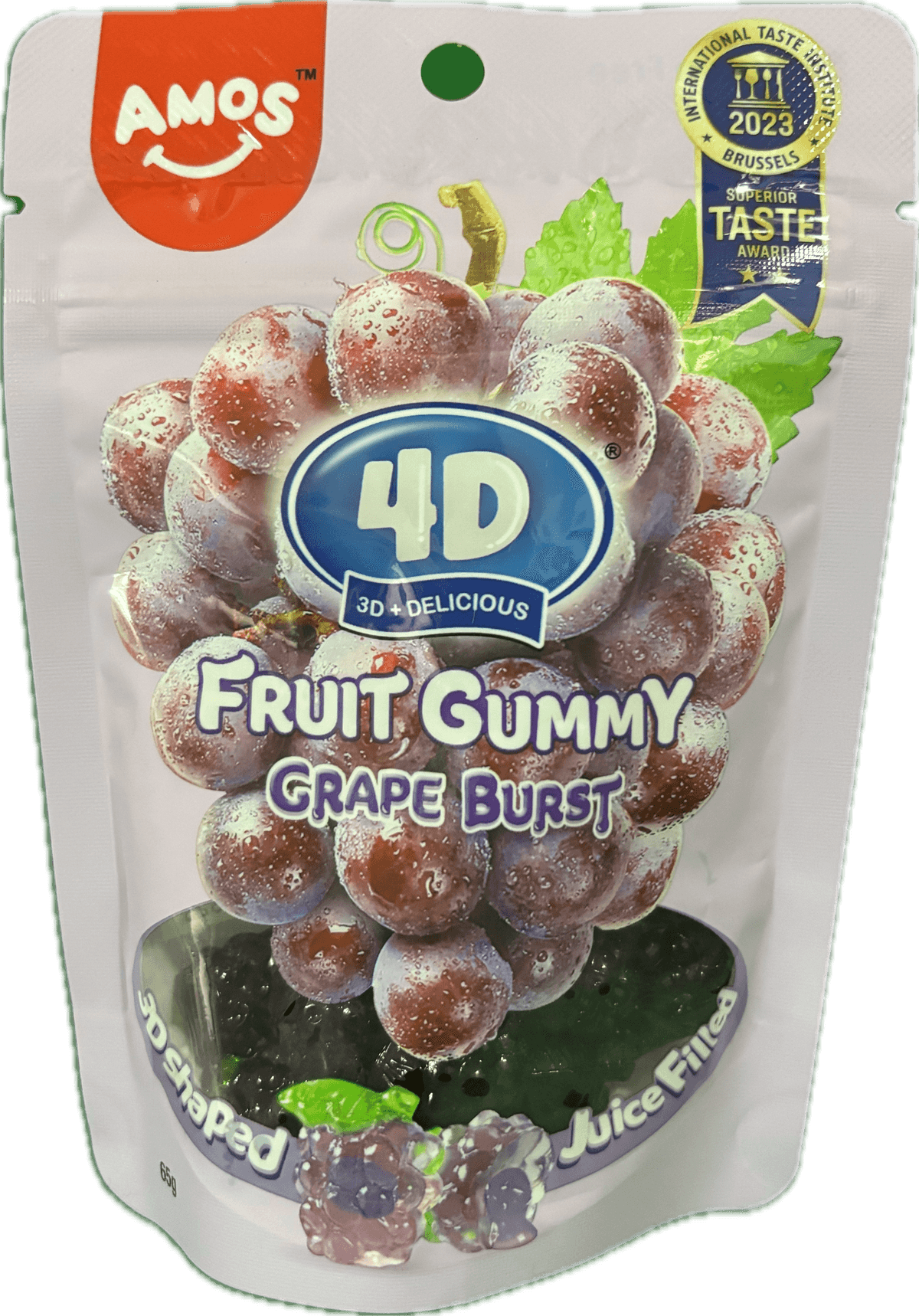 Amos Gummy 65g*36 Grapes