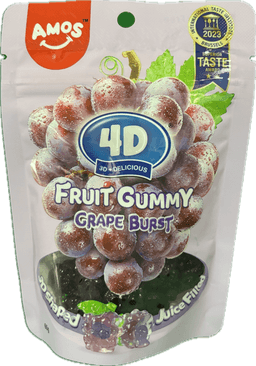 Amos Gummy 65g*36 Grapes view 1